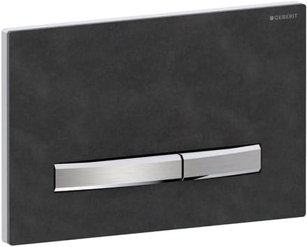 GEBERIT Sigma50 bedieningsplaat Mustang leisteen - chroom