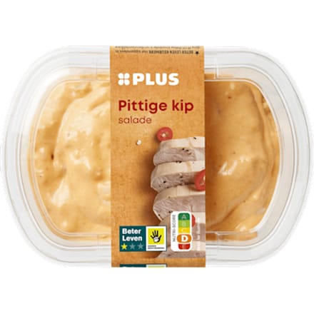 Pittige kip salade