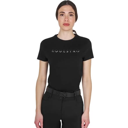 T-shirt dames Equestro Logo Lamina