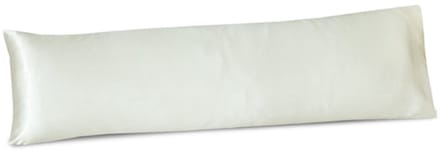 Beauty Silk - Satijnen Body Pillow Kussensloop - Creme - 40x145 cm - Glans Satijn