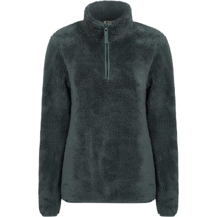 Mountain Warehouse Dames/Dames Teddy Fleece Quarter Zip Fleece Top (Groen)