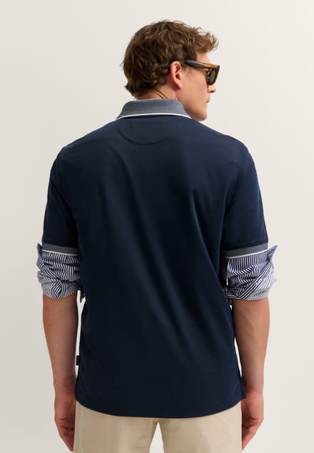 Bugatti Herren Polo shirt Modern Fit met borstzak