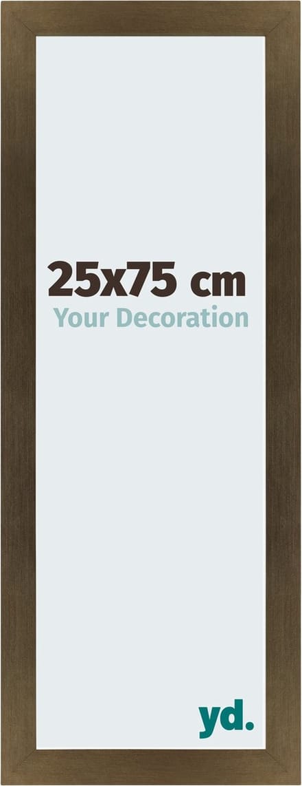 Your Decoration - Fotolijst 25x75 cm - MDF - Brons Decor - Mura