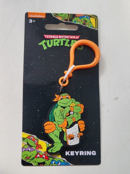 Sleutelhanger / Tashanger Nickelodeon Teenage Mutant Ninja Turtles - Michelangelo