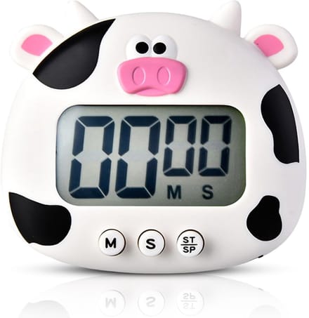 Allecto - Digitale Timer - Keuken Timer - Magnetisch Ontwerp - Wit - Countdown Timer - Perfect voor Koken en Bakken - Multifunctioneel