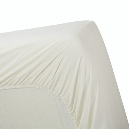 Linolux Hoeslaken Katoen Perkal Off-white 80x200