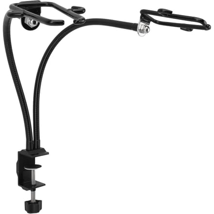 Handsfree Föhn Houder RVS Verstelbare Handsfree Föhn Standaard voor Huisdierverzorging black