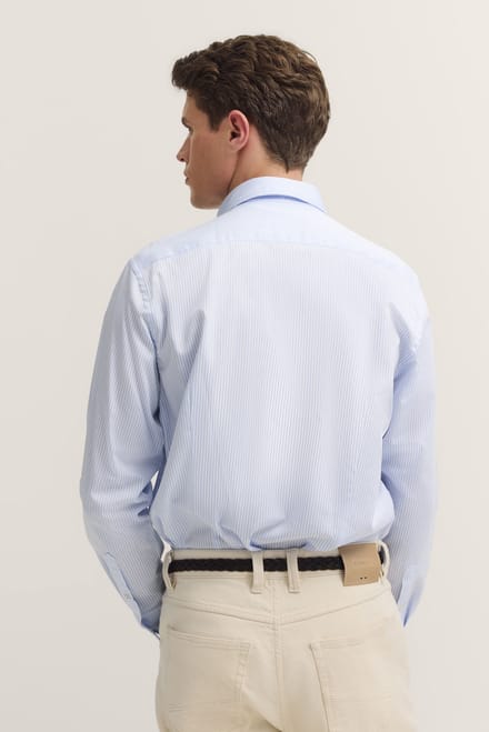 Bugatti Herren Shirt met button-down kraag