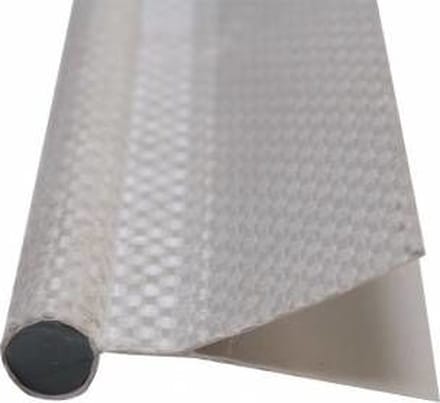ESVO caravanpees - 7 mm - 7 meter - dubbele vlag - PVC gecoat polyester – lichtgrijs
