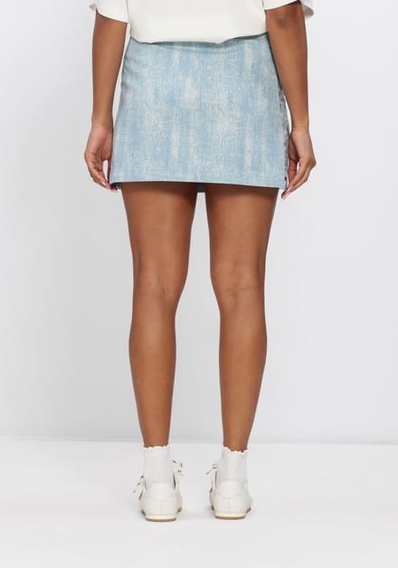 Moves Saylor Skirt 4615 Dames - Korte rok - Lichtblauw - Maat 38