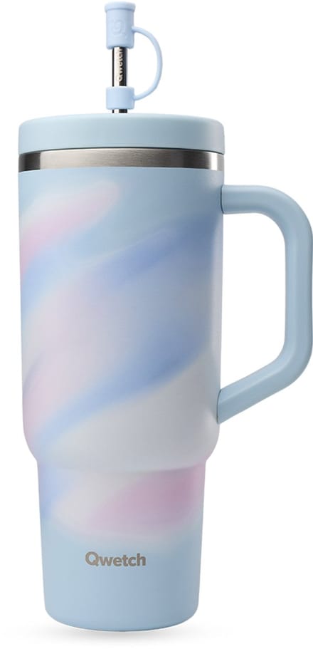 Qwetch Travel Cup Geïsoleerd - Aura Pastel Blauw