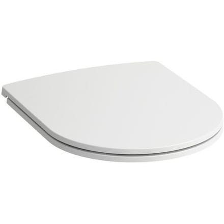 Laufen closetzitting slim 37.4x44.3x5.3cm met deksel afneembaar systeem duroplast wit