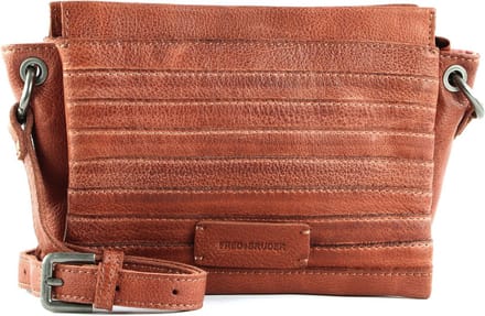 FREDsBRUDER Leren Schoudertas Sky Crossbody Light Terracotta