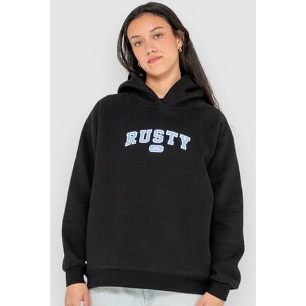 Rusty A Grade Oversized Fleece Trui zwart