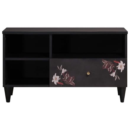 vidaXL - Opbergkasten - Multikleur - 80 - x - 33,5 - x - 46 - cm - Massief - Mango - Hout