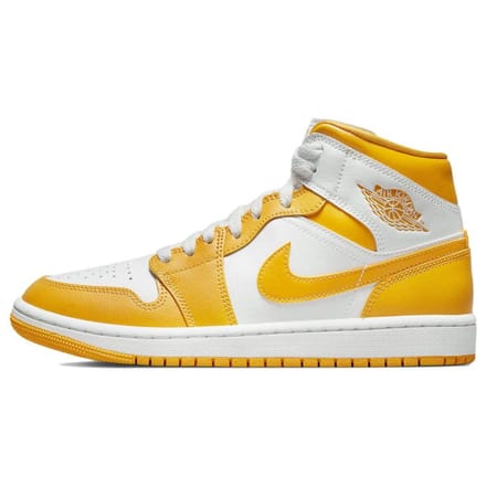 Air Jordan 1 Mid White Yellow - Maat 42.5