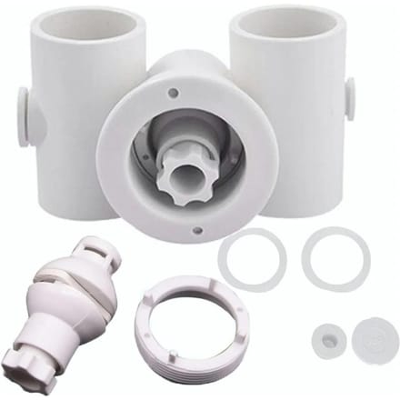 Plastic Zwembad Massage Nozzle Spa Nozzle Zwembad Uitrusting Accessoires white