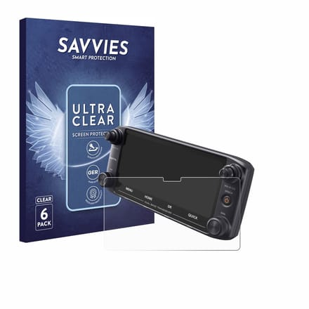 Savvies - Screenprotector voor Icom ID-5100 - Folie Beschermfolie transparant 6 Stuks