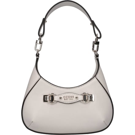 GUESS schoudertas Mimina Mini Hobo Crossbody Bag Stone crème