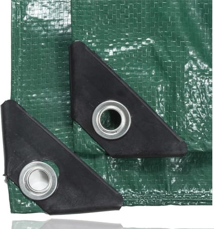 Multifunctioneel 3 x 3 afdekzeil - waterdicht, groen, 200 g/m²