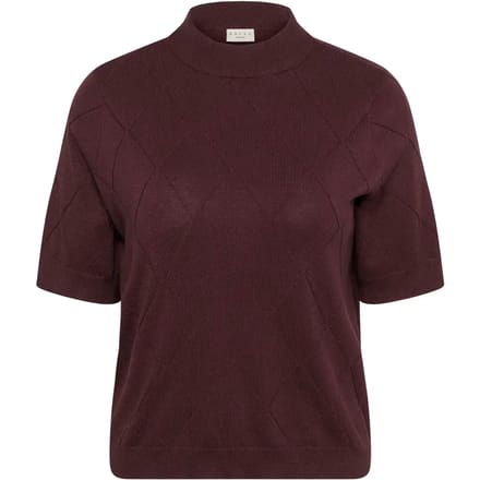 Gebreide trui voor dames KAFFE Curve Lizzy Argyle