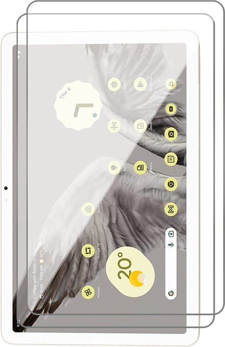 Screenprotector geschikt voor Google Pixel Tablet - 2x Gehard Glas Screen Protector GlassGuard