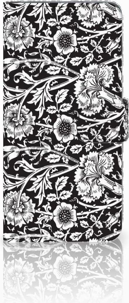 Samsung Galaxy S10 Plus Hoesje Black Flowers