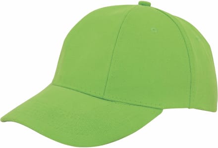 Benza - Luxe Turned Brushed Baseball Cap Baseballcap - Lichtgroen