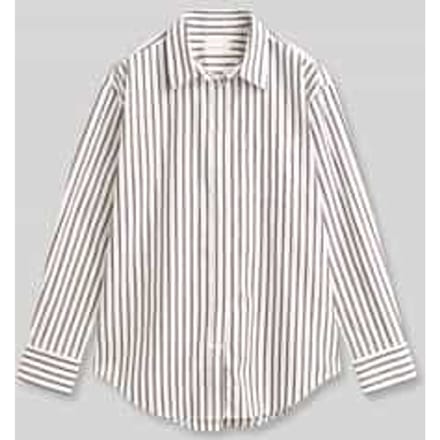 relaxed fit overhemdblouse van puur katoen