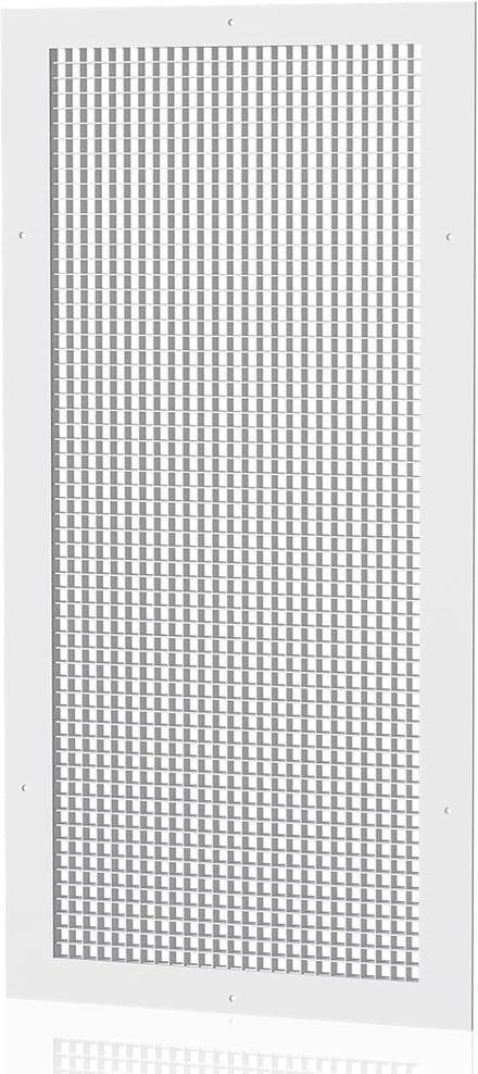 Aluminium Ventilatie Rooster Terugslagklep Wit - Vierkant & Rechthoekige Maten
