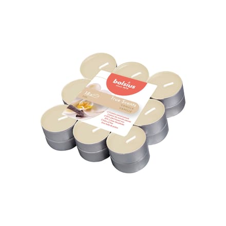 Bolsius - True Scents - Geurtheelichten - 18 stuks per verpakking - Vanilla