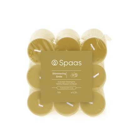 Spaas Geurende clearlights blokverpakking x18  4,5u - Shimmering Smile