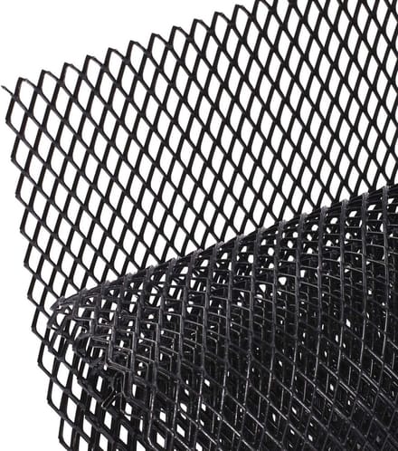 Zwarte Auto Race Grille 120x40cm - Aluminium Radiator Grille