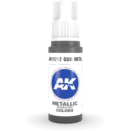 Gun Metal Acrylic Modelling Color - 17ml - AK-11212