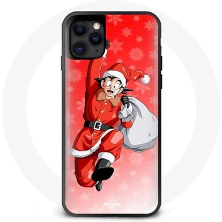 Coque de protection - Maniacase - Iphone 12 Mini - Anime Son Goku Dragon Ball - Souple - Noir