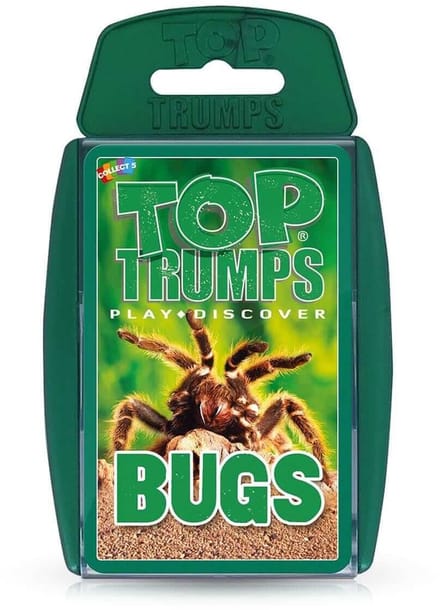Winning Moves kaartspel Top Trumps Bugs educatief spel multicolor.