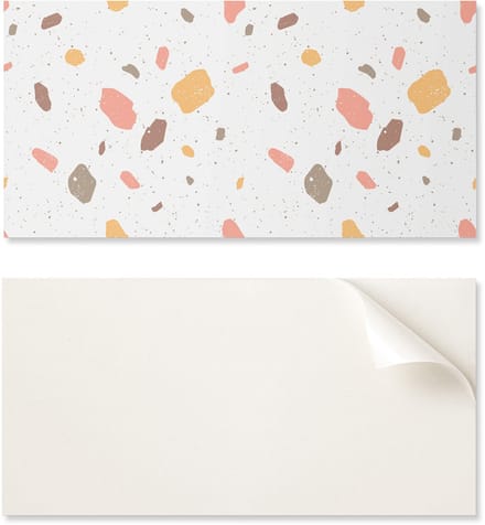 Set vinyltegels met abstract stippenpatroon, 6x60x30 cm