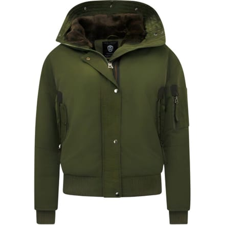 Winterjassen Kort Dames met Capuchon - 8815 - Groen
