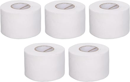 Kapperpapier Rolls - Nekpapier Bandstrips - Haarknippen Beschermen - Wegwerpbaar en Flexibel - 5 Rolls - Wit