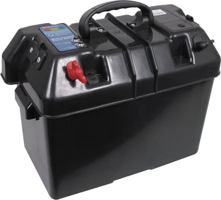 Exalto Accubak met 12V aansluiting - 60A-10A zekeringen