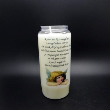 Noveenkaars Spreuk 002 - 6 dagen brander (5 stuks)
