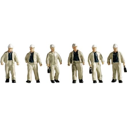 NOCH 15042 H0 Mijnwerkers figuren Staand, Geverfd