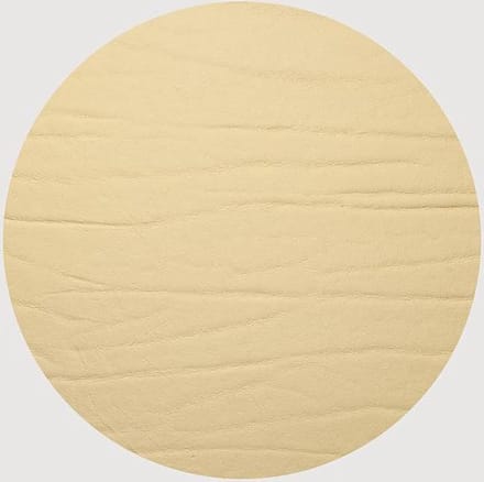 Onderzetter Leather Dumbo - Rond 10 cm - Goud