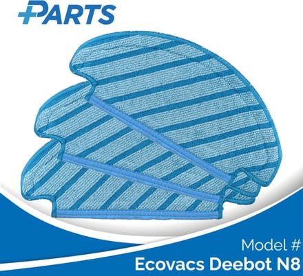 Ecovacs Deebot N8 Dweilpads (3 Stuks, Plus.Parts® alternatief voor D-CC3I)