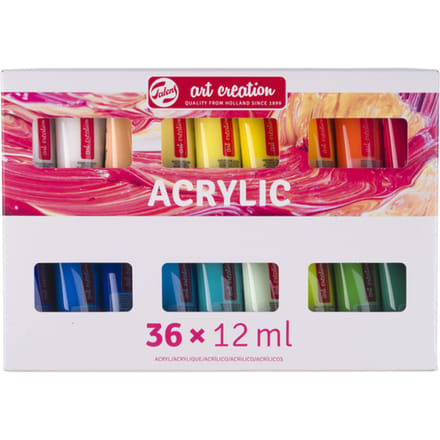 Acrylverf Talens Art Creation assorti 36 tubes à 12ml