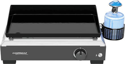 Campingaz Othello 1 CV Plancha - 1.350 cm² kookoppervlak – Blue Flame brander voor optimale warmteverdeling – Zwart