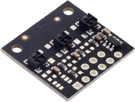 QTRX-MD-03RC Reflectiesensor Array: 3-kanaals, 8 mm pitch, RC-uitgang, lage stroom Pololu 4343