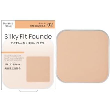 ISEHAN - Kiss Me Ferme Foundation SPF 33 PA+++ 02 Ocher Refill