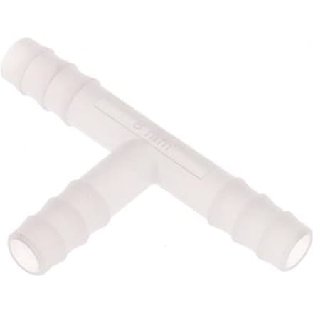 6 mm PVDF T-Slangkoppeling [2 Stuks]