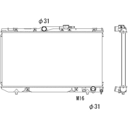 Radiator, motorkoeling NRF 503964